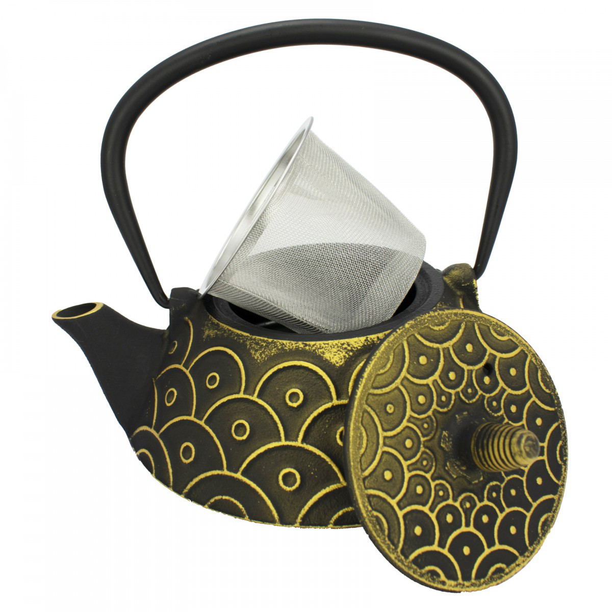 Théière En Porcelaine Bleue Et Blanche Style Chinois Vintage - Capacité Généreuse, Résistante à Haute Température Pour Infusion Parfaite